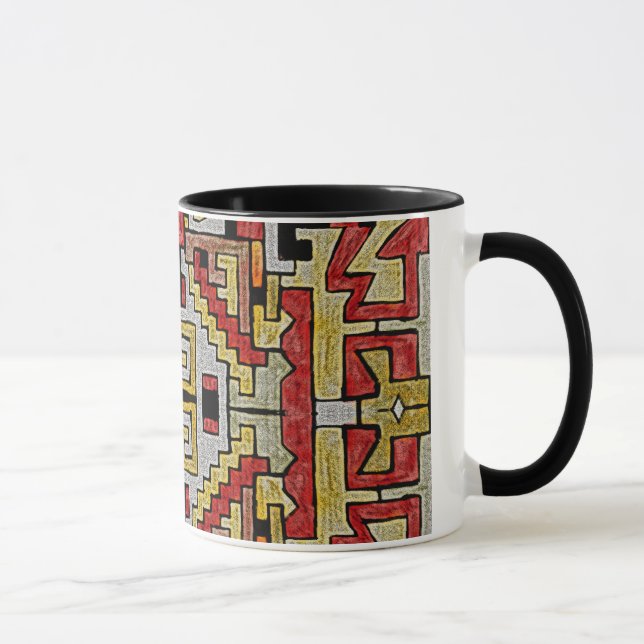 Mug Géométhorique Tribal/Motif ethnique (Droite)