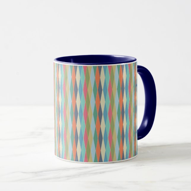 Mug Géometric, abstract. (Devant droit)