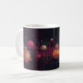 Mug Geometric Shapes and Vibrant Colors Wall Art Print
