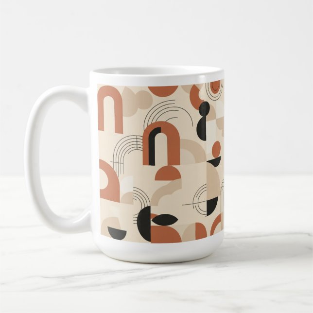 Mug Géométrie abstraite moderne (Gauche)