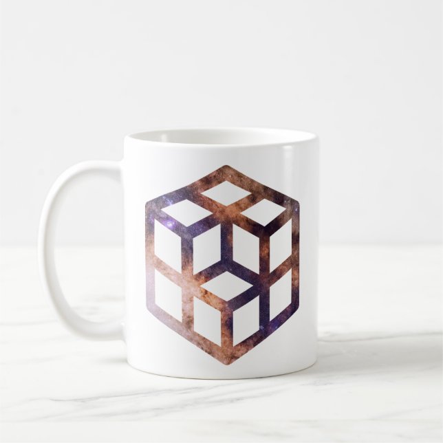 Mug Géométrie Astrométrique de la grille du cube spati (Gauche)
