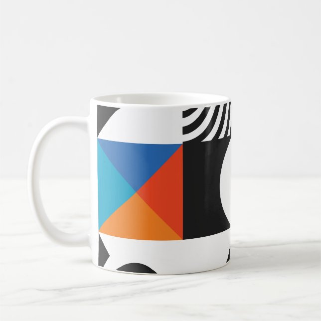 Mug Géométrie moderne de style scandinave (Gauche)