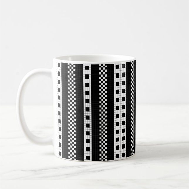 Mug Géométrie Plaid du métro RL90 (Gauche)