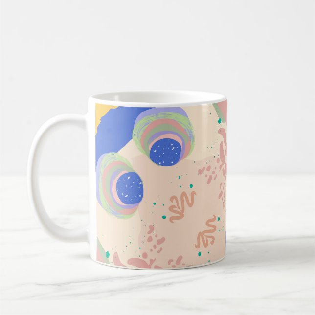 Mug géométrique coloré (Gauche)