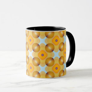 Mug Géométrique jaune inhabituel