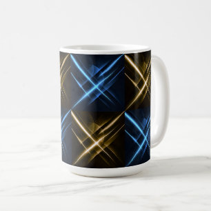 Mug Géométrique Néon Futuriste