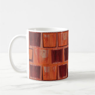 Mug Géométrique rouge et orange
