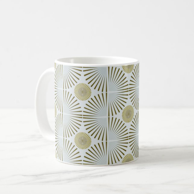 Mug Géométrique Tribale Muet (Devant gauche)