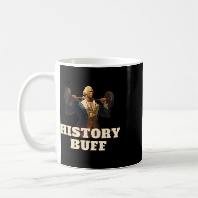 Mug Géophile de l'histoire George Washington 4 juillet (Gauche)