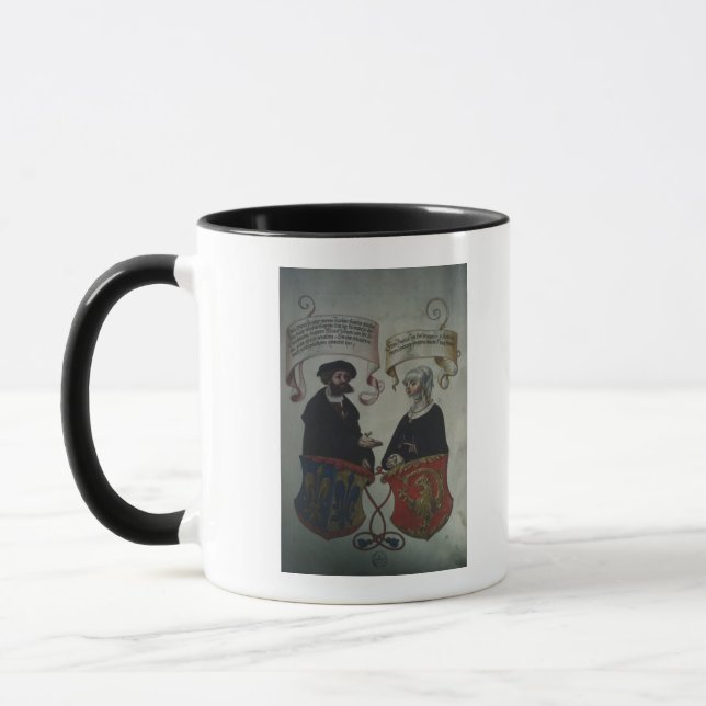 Mug Georg Fugger son épouse Regina Imhoff, 'Geheim (Gauche)