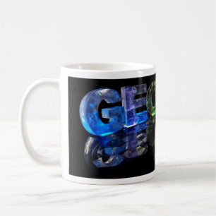 Mug George nommé dans 3D s'allume (la photographie)
