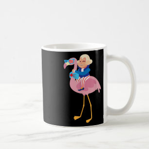 Mug George Washington Flamant rose 4 juillet Fl améric