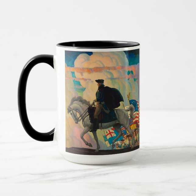 Mug George Washington par Newell Convers Wyeth (Gauche)