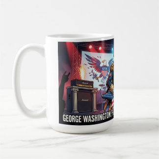 Mug George Washington Rock Star - Père Fondateur de R