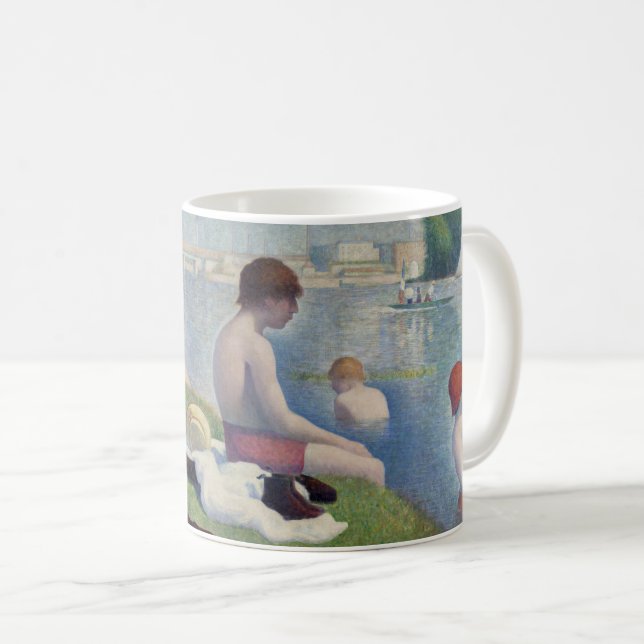 Mug Georges Seurat - Les Baigneurs à Asnières (Devant droit)