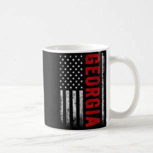 Mug Georgia Ga Sport sportif Vintage Design Texte roug