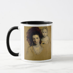 Mug Georgiana, comtesse Spencer et sa Madame de fille