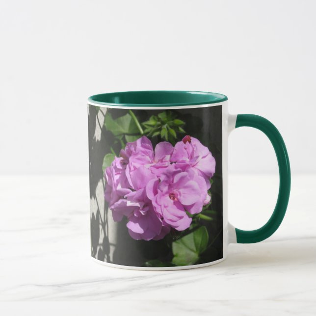 Mug Géranium d'ivoire rose (Droite)