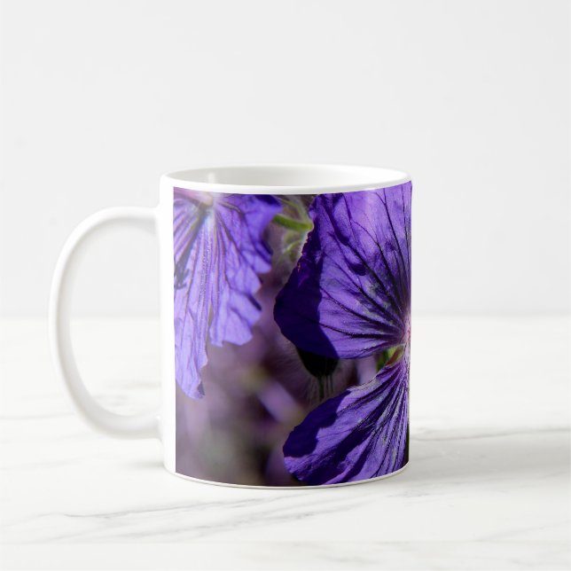 Mug Geranium du jardin pourpre (Gauche)