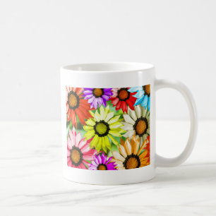 Mug Gerbera fleurie colorée