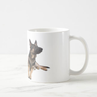 Mug german shepherd and golden retriever