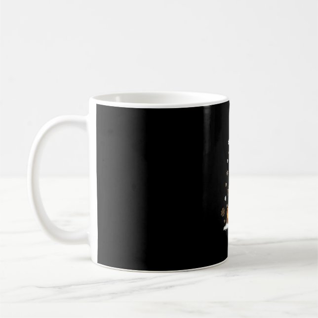 Mug German Shepherd Christmas Dog Light Ugly (Gauche)