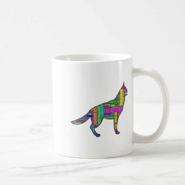 Mug German Shepherd Cloud Tygraphy  (Droite)