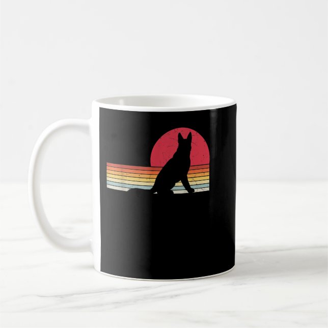 Mug German shepherd dog gift for dog lover (Gauche)