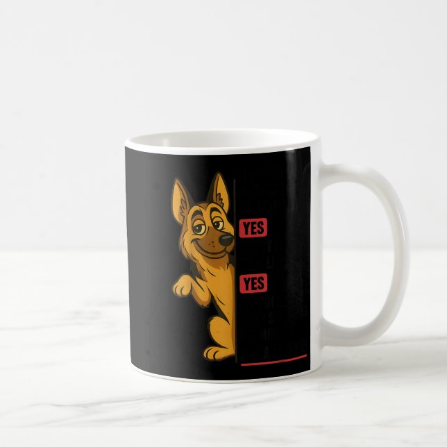 Mug German Shepherd Has My Mouth Gotten Me In Trouble  (Droite)