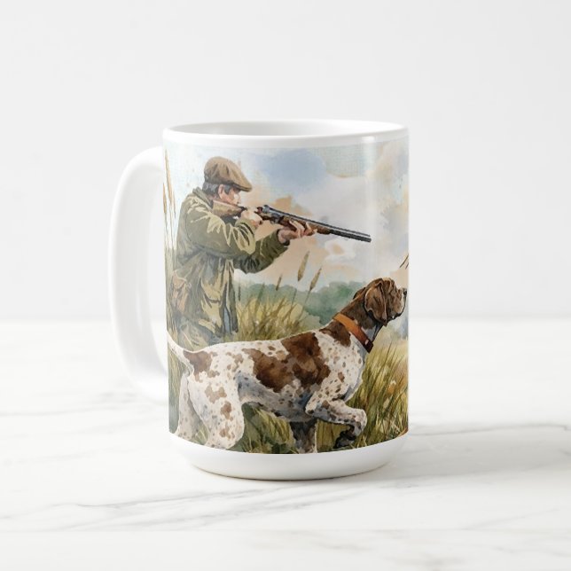 Mug German Shorthaired Pointer ,hunting (Devant gauche)