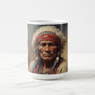 Mug Geronimo Portrait du chef guerrier indien