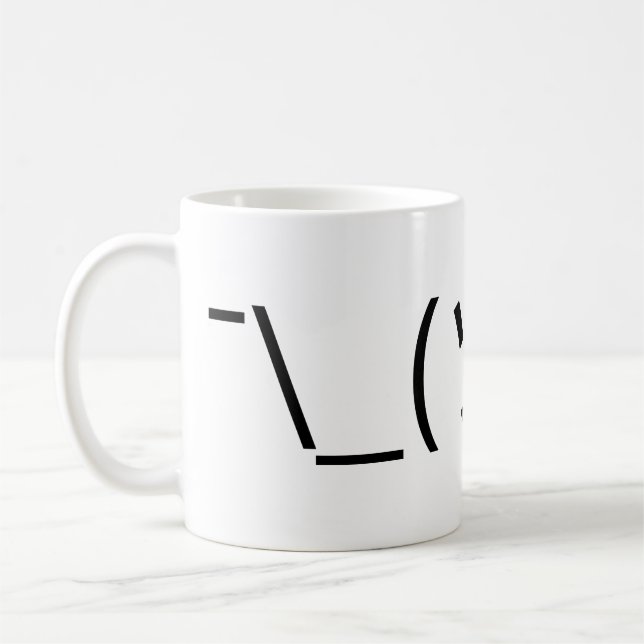 Mug Gesticulez le ¯ d'émoticône \ Japonais Kaomoji de (Gauche)