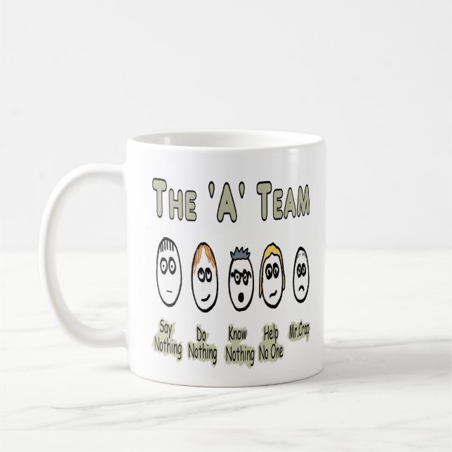 Mug Gestion de projet de l'équipe "A" (Gauche)