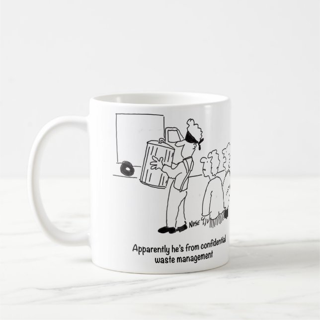 Mug Gestion des déchets confidentiels (Gauche)