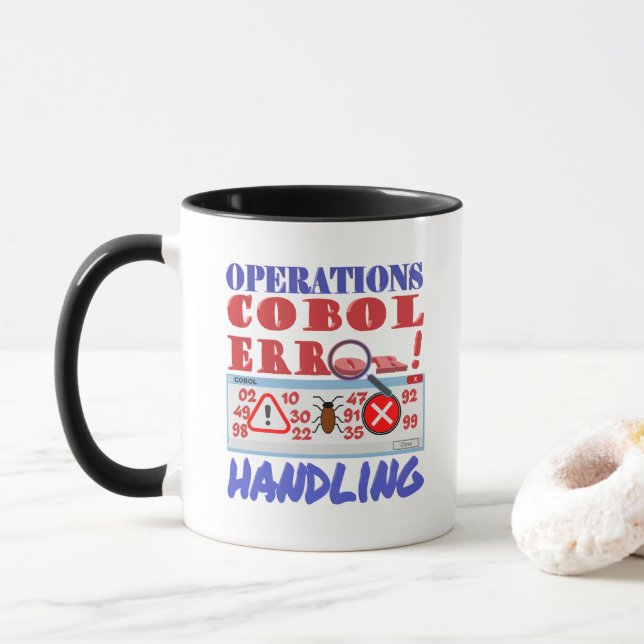 Mug Gestion des erreurs de programmation Cobol (Avec donut)
