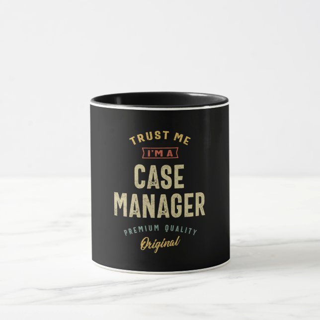 Mug Gestionnaire de coques Titre du travail Hommes Cad (Centre)