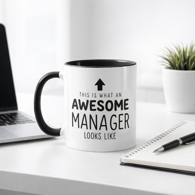 Mug Gestionnaire Génial Personnalisé (Créateur téléchargé)