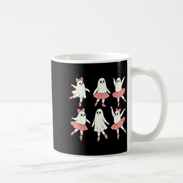 Mug Ghost Ballerina Ballet Dance Teacher Halloween Cos (Droite)