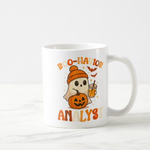 Mug Ghost Boo Havior Analyste Comportement Drôle Hallo