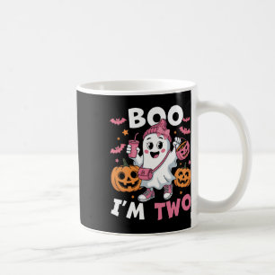Mug Ghost Boo Je suis deux enfants de 2e anniversaire