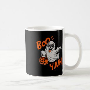 Mug Ghost Boo Yah Funny Chemise d'Halloween Éffrayante