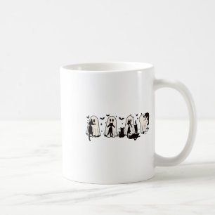Mug Ghost Holding Chat noir Funny Halloween Amoureux d