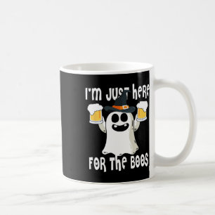 Mug Ghost Je suis juste ici pour Boos Halloween mignon