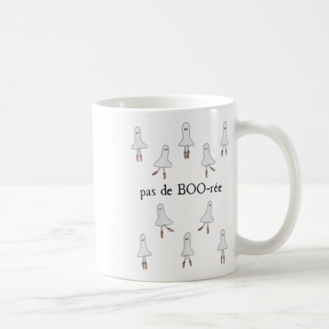 Mug Ghost Pas De Boo-rée Danseur de ballet Éffrayant H (Droite)