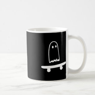 Mug Ghost Skateboard Lazy Halloween Costume amusant Sk