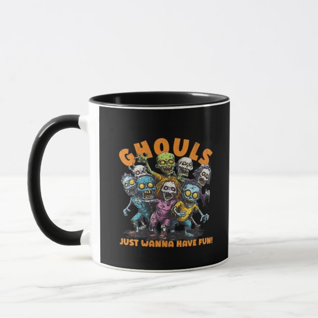 Mug Ghouls Just Wanna Amusez-vous Éffrayant et (Gauche)