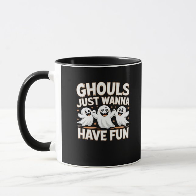 Mug Ghouls Just Wanna Have Fun - Halloween style de ba (Gauche)