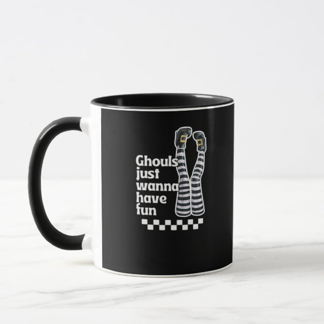 Mug Ghouls veut juste s'amuser amusant Halloween drôle (Gauche)