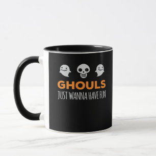 Mug Ghouls veut juste s'amuser Automne esthétique