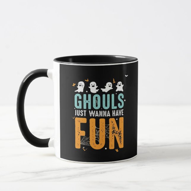 Mug Ghouls veut juste s'amuser drôle Costume d'Hallowe (Gauche)